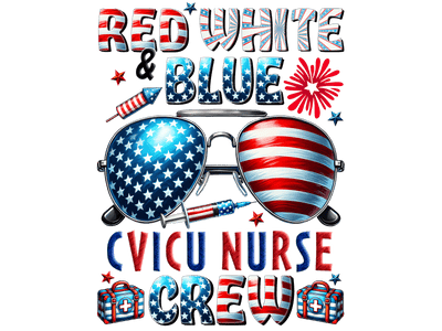 CVICU NURSE DTF (direct-to-film) Transfer