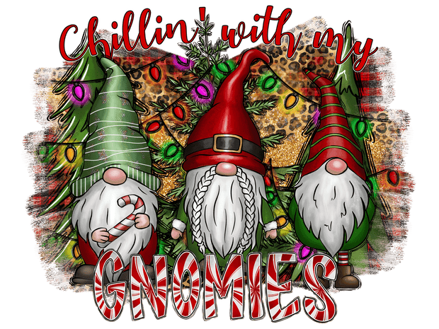 Gnomes Gnomes Everywhere 120" DTF Ready to Ship Gang Sheet