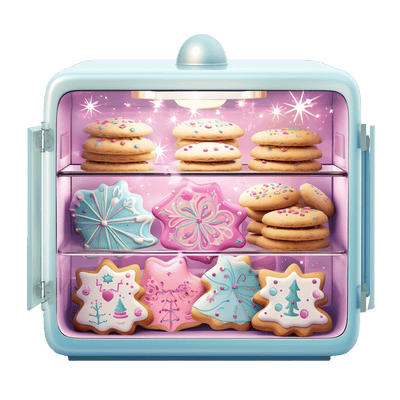 Christmas Pastel Cookies DTF (direct-to-film) Transfer