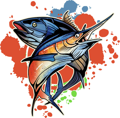 Color Dops 2 Fish DTF (direct-to-film) Transfer