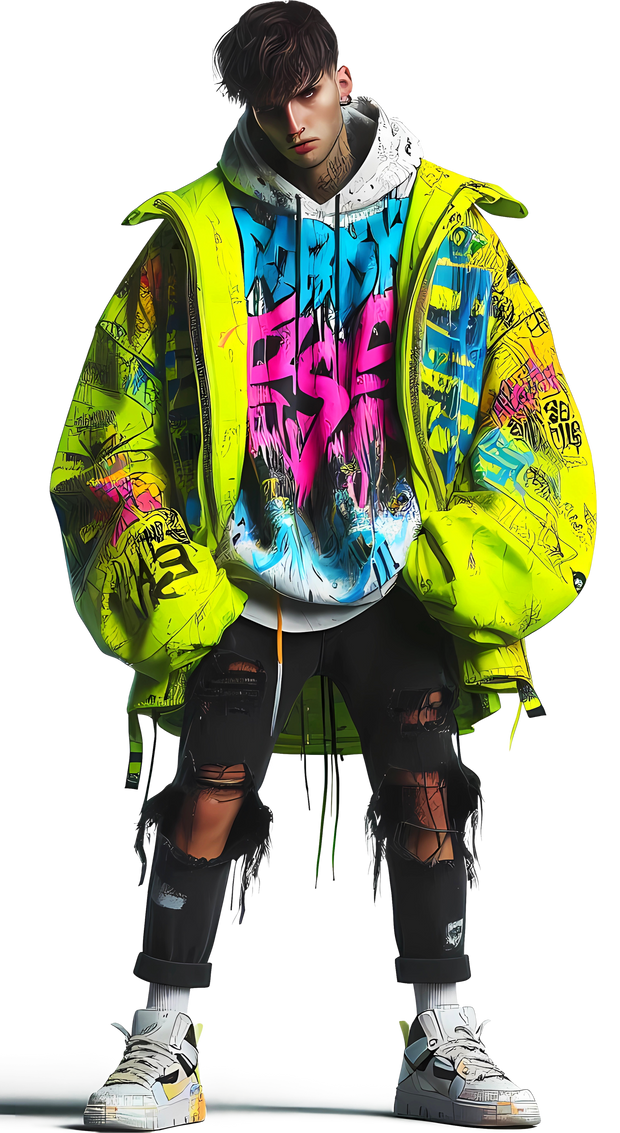 Color Drip Basketball Player In Action DTF (direct-to-film) Transfer