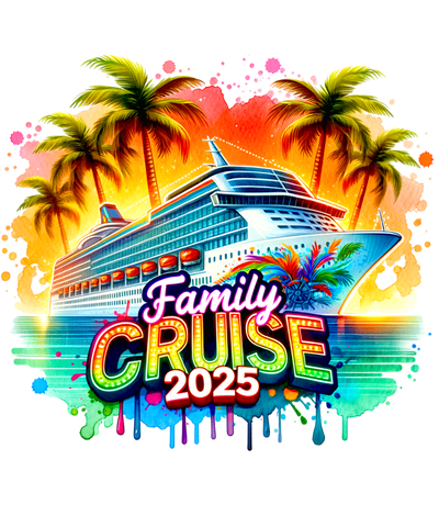 Colordrip Cruise 2025 DTF (direct-to-film) Transfer