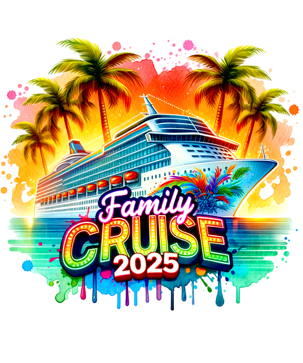 Colordrip Cruise 2025 DTF (direct-to-film) Transfer