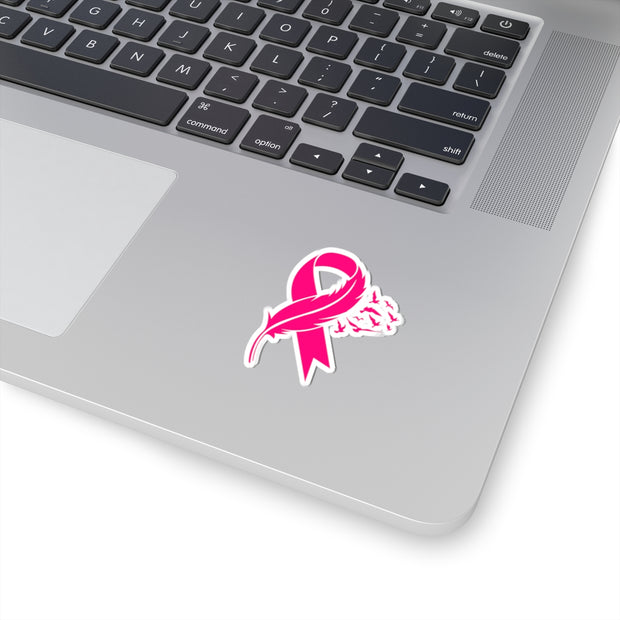 Breast Cancer Awareness Die Cut Stickers- Buy 25 or More and Get 60% Off Automatically at Checkout!