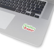 Christmas Die Cut Stickers