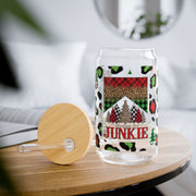 Christmas Junkie Tree-Christmas Leopard 16oz UV DTF Libby Cup Wrap