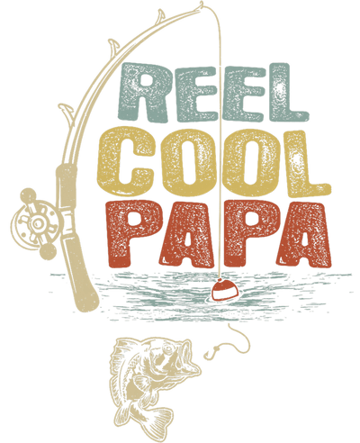 Cool Papa Fish & Reel DTF (direct-to-film) Transfer