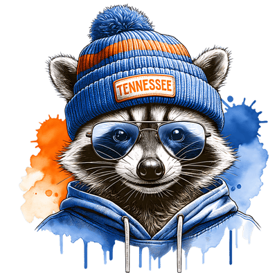 Coon in Tennessee Beanie DTF (direct-to-film) Transfer