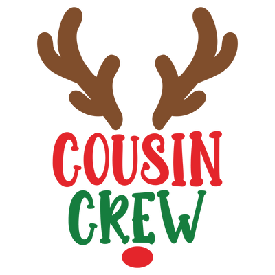 Cousin Crew Christmas Direct to Film DTF Transfer - Twisted Image Transfers