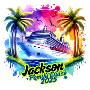 Family Cruise 2025 DTF (direct-to-film) Transfer