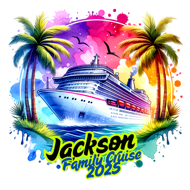 Family Cruise 2025 DTF (direct-to-film) Transfer