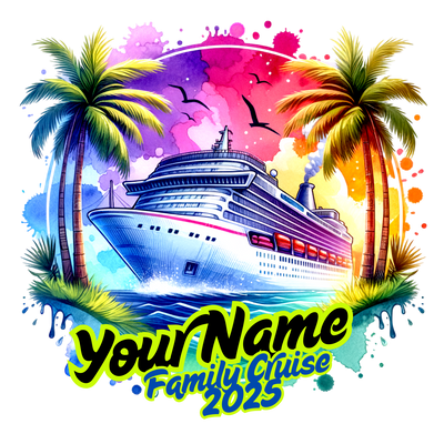 Family Cruise 2025 DTF (direct-to-film) Transfer