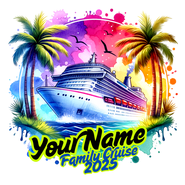 Family Cruise 2025 DTF (direct-to-film) Transfer