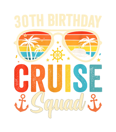 Cruise Squad Horizon Glasses DTF (direct-to-film) Transfer