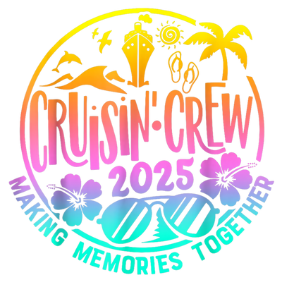 Cruisin Crew 2025 Flops & Glasses DTF (direct-to-film) Transfer