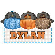 Personalized Pumpkins for Boy or Girl (direct-to-film) Transfer