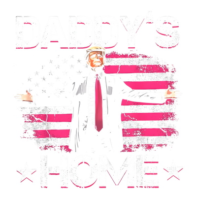 Daddy's Home Distressed Flag DTF (direct-to-film) Transfer