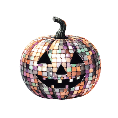 Disco Pumpkin 44 Halloween DTF (direct-to-film) Transfer