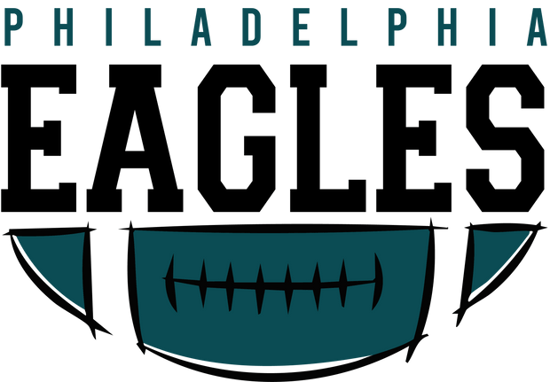 Eagles & Half a Football DTF (direct-to-film) Transfer