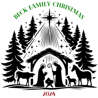 Personalized Family Christmas 2024 (direct-to-film) Transfer