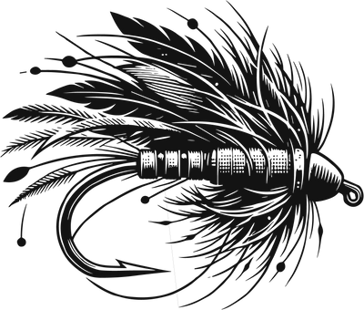 Fishing Lure for Fly Fishing DTF (direct-to-film) Transfer