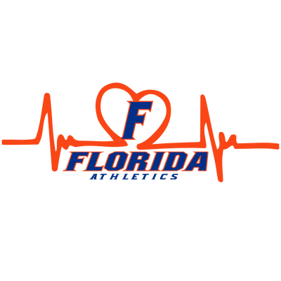 Florida Athletics Heartbeat DTF (direct-to-film) Transfer
