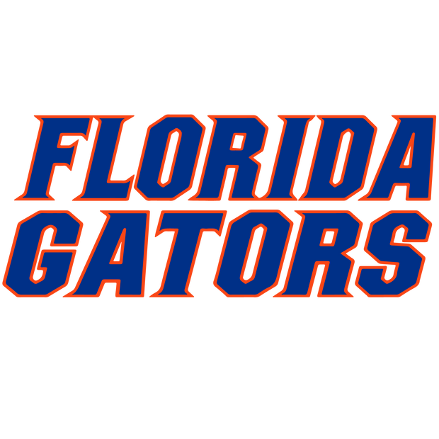 Florida Gators Blue Font DTF (direct-to-film) Transfer