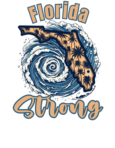 Florida Strong Palm Tree State DTF (direct-to-film) Transfer