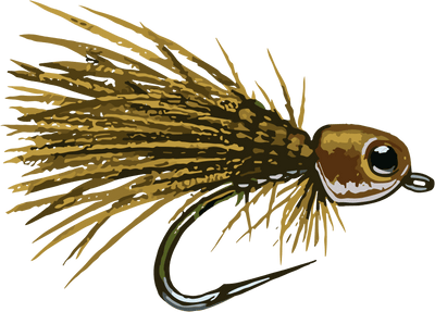 Fly Fish Lure & Hook DTF (direct-to-film) Transfer