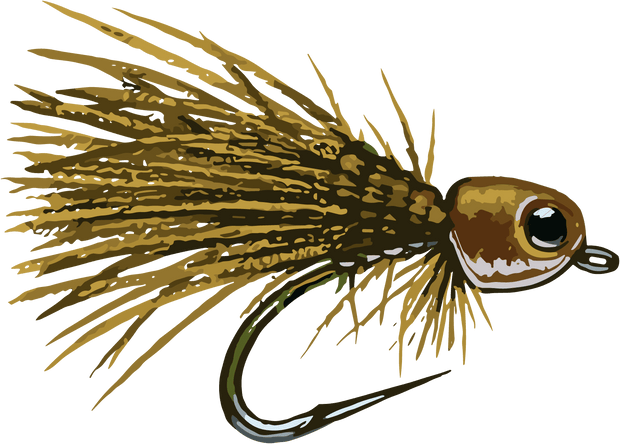 Fly Fish Lure & Hook DTF (direct-to-film) Transfer