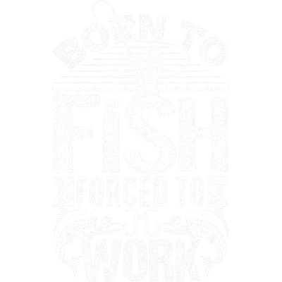 Forced to go to Work in White Font DTF (direct-to-film) Transfer