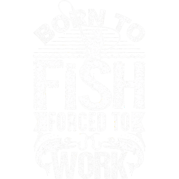 Forced to go to Work in White Font DTF (direct-to-film) Transfer