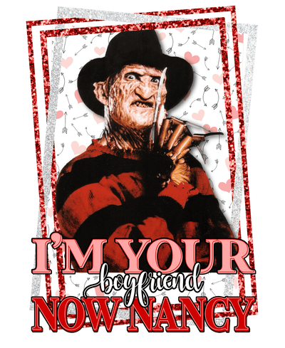 Freddy Now Nancy Valentine DTF (direct-to-film) Transfer