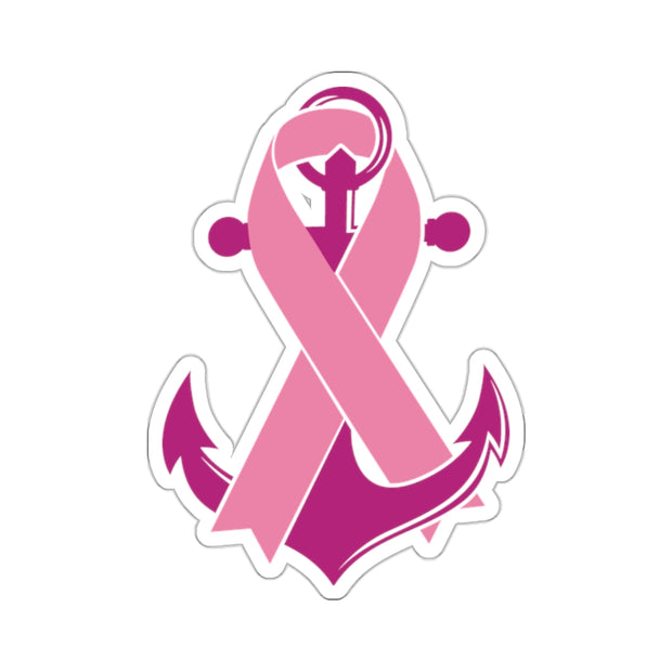 Breast Cancer Awareness Die Cut Stickers- Buy 25 or More and Get 60% Off Automatically at Checkout!