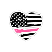 Breast Cancer Awareness Die Cut Stickers- Buy 25 or More and Get 60% Off Automatically at Checkout!