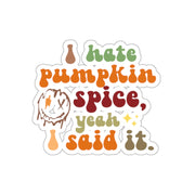 Fall & Halloween Die Cut Stickers