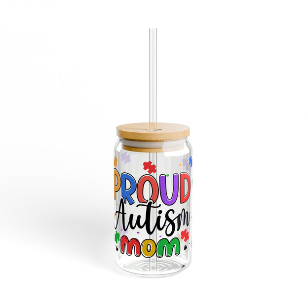 Proud Autism Mom 16oz UV DTF Libby Wrap