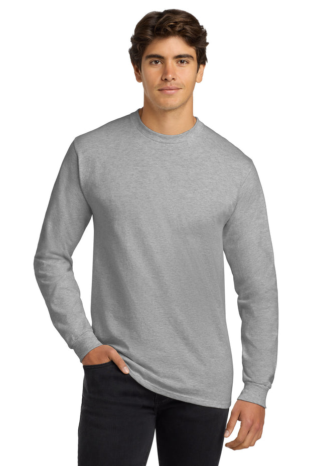Gildan ®  - Ultra Cotton ®  100% US Cotton Long Sleeve T-Shirt.  G2400 - Ash