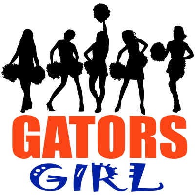 Gators Girl Cheer DTF (direct-to-film) Transfer