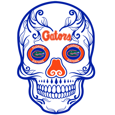 Gators Skull Eyes DTF (direct-to-film) Transfer