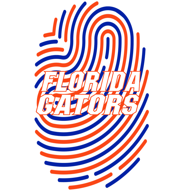 Gators Thumbprint DTF (direct-to-film) Transfer
