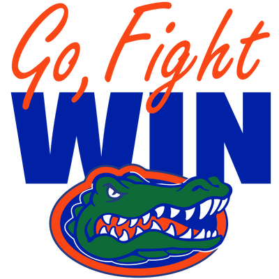 Go Fight Win Gators DTF (direct-to-film) Transfer