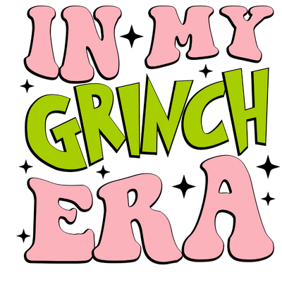 Grinch Era 2 DTF (direct-to-film) Transfer