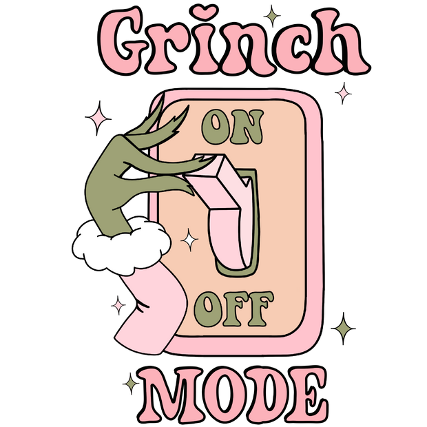 Grinch Mode Switch DTF (direct-to-film) Transfer