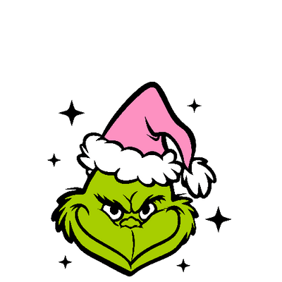 Grinch With Stars 8 Christmas DTF (direct-to-film) Transfer (Copy)