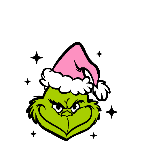 Grinch With Stars 8 Christmas DTF (direct-to-film) Transfer (Copy)