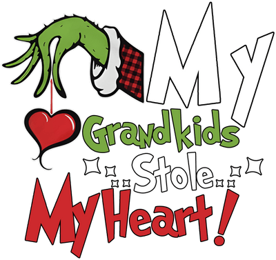 Grinch Grandkids Direct to Film DTF Transfer - Twisted Image Transfers