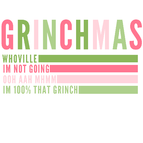 Grinchmas Christmas DTF (direct-to-film) Transfer