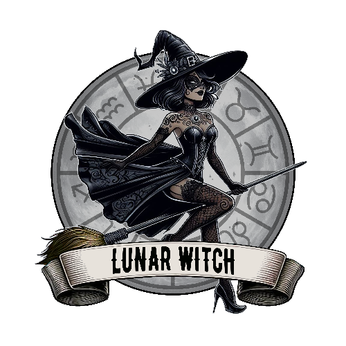 Halloween Lunar Witch DTF (direct-to-film) Transfer