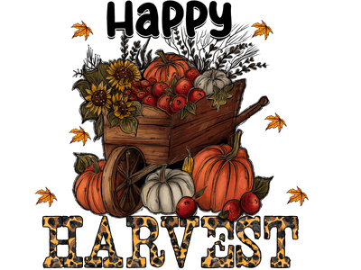 Happy Harvest DTF (direct-to-film) Transfer